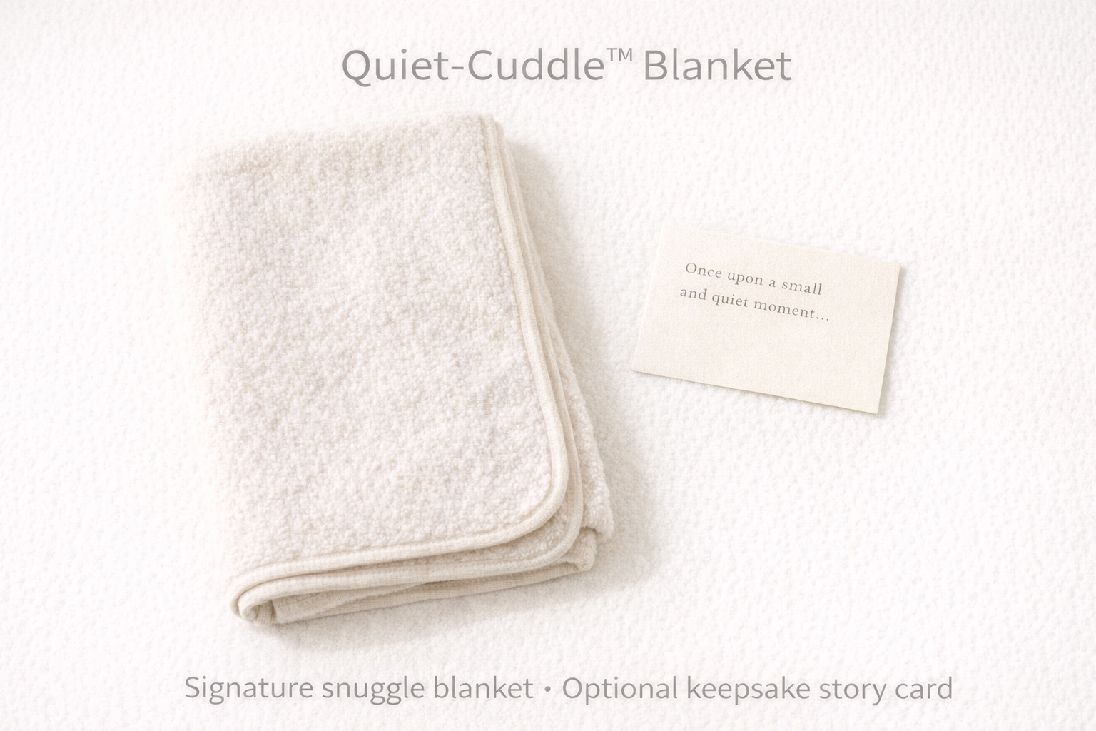 Quiet-Cuddle™ Snuggle Blanket